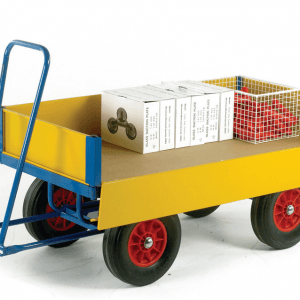 Turntable Trailer with Drop Down Side Panels