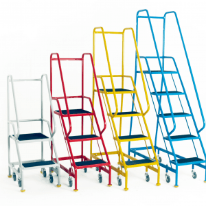 Narrow Aisle Spring Loaded Steps