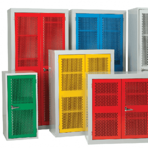 Mesh door cabinets