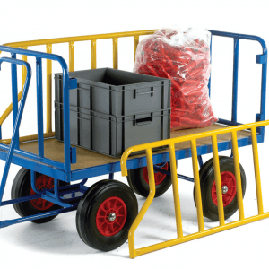 Turntable Trailer with Tubular Supports