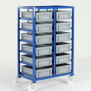 CT216 12 Tray Small Parts Storage Tray Racks