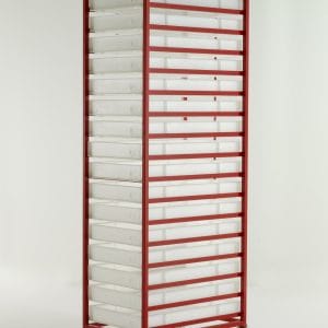 CT316 16 Tray Mobile Tray Rack