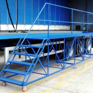 Side Access Trailer Steps 5m