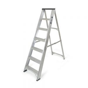 NBSBB7 7 tread aluminium stepladder with tool tray