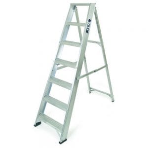 NESS7 7 Tread Aluminium Swingback Step Ladder