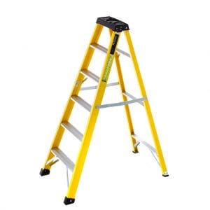 Fibreglass Swing Back Step Ladder