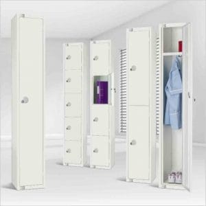 Elite All White Lockers