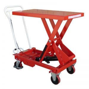 Single Manual Scissor Lift Tables