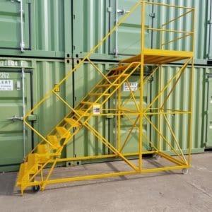 shipping container access steps