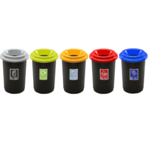 50 Litre Round Top Recycling Bin