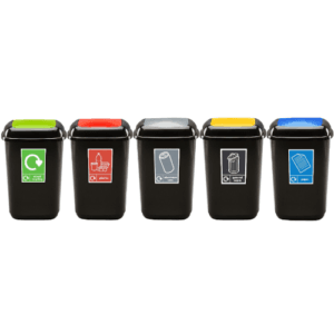 45 Litre Push Lid Recycling Bins